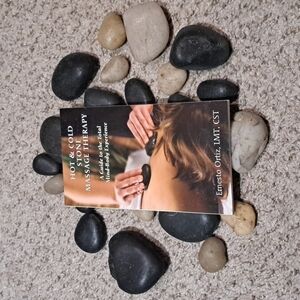 Hot & Cold Stone massage therapy ~ stones & book